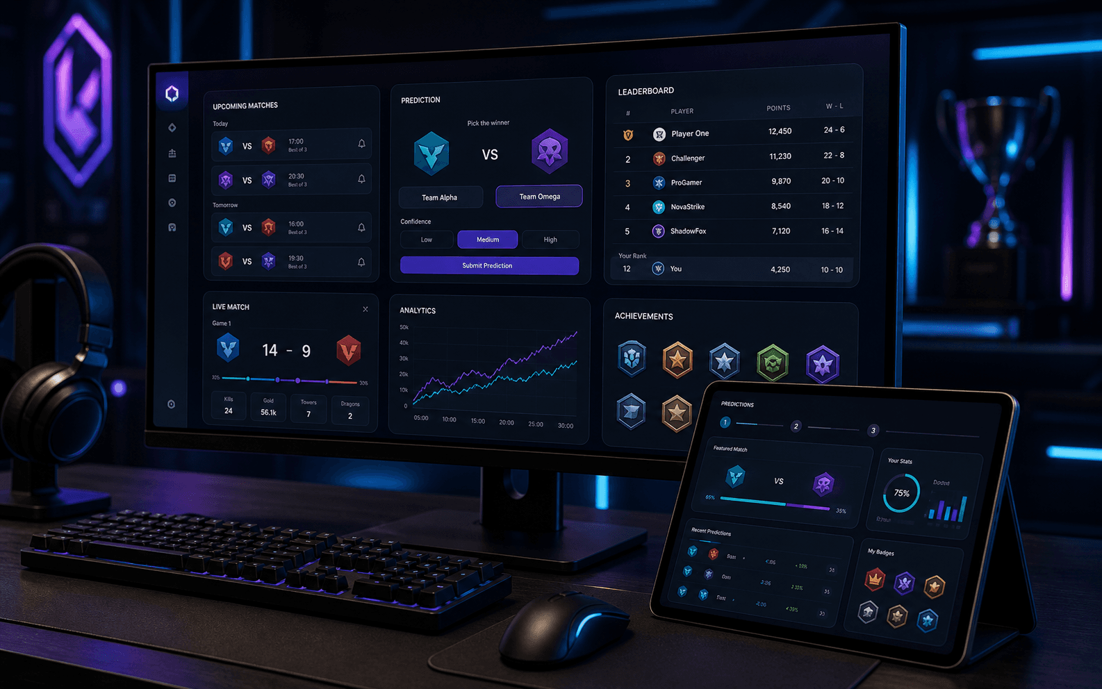 Esports Fantasy Prediction & Leaderboard System